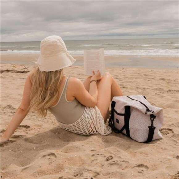 Weekender duffel bag travel tote overnight gym bag carry on shoulder bag for wom - Picture 6 of 7